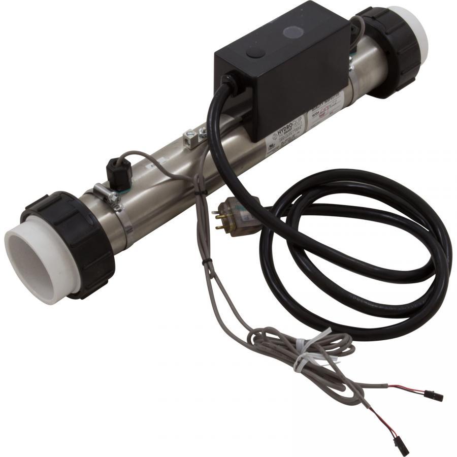 Heater, FloThru, PS-B Series M7, 15"x 2", 230v, 4kW, 60"Cord